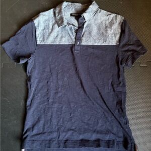 Banana Republic Two-Tone Polo Shirt